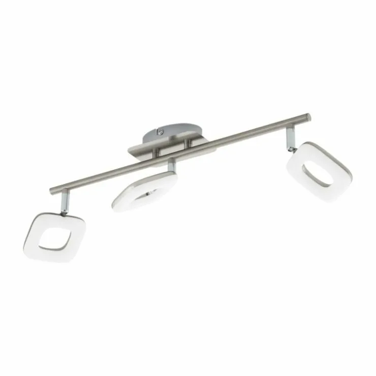 Luminaires Eglo Éclairage Led|Spot de plafond Eglo LITAGO LED Nickel mat, 3 lumières