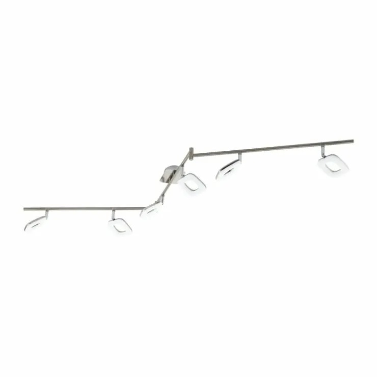 Luminaires Eglo Éclairage Led|Spot de plafond Eglo LITAGO LED Nickel mat, 6 lumières