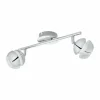 Luminaires Eglo Éclairage Led|Spot de plafond Eglo NOCITO 1 LED Chrome, 2 lumières