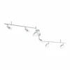 Luminaires Eglo Spots Et Projecteurs|Spot de plafond Eglo SALTO LED Chrome, 6 lumières
