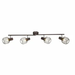 Luminaires Globo Lighting Plafonniers|Spot de plafond Globo Akin Brun, 4 lumières