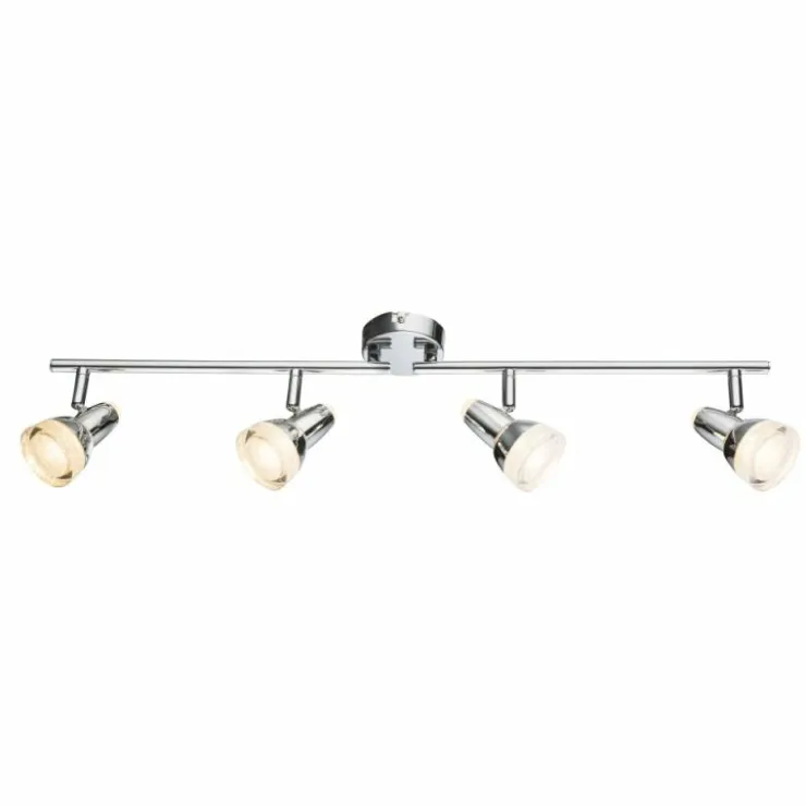 Luminaires Globo Lighting Éclairage Led|Spot de plafond Globo Alaska LED Chrome, 4 lumières