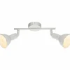 Luminaires Globo Lighting Spots Et Projecteurs|Spot de plafond Globo CALDERA Blanc, 2 lumières