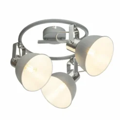Luminaires Globo Lighting Spots Et Projecteurs|Spot de plafond Globo Gerda Gris, 3 lumières