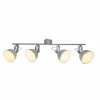 Luminaires Globo Lighting Spots Et Projecteurs|Spot de plafond Globo Gerda Gris, 4 lumières