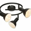 Luminaires Globo Lighting Spots Et Projecteurs|Spot de plafond Globo NAMUS Noir, 3 lumières