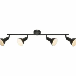 Luminaires Globo Lighting Spots Et Projecteurs|Spot de plafond Globo NAMUS Noir, 4 lumières