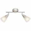 Luminaires Globo Lighting Spots Et Projecteurs|Spot de plafond Globo Tadeus I Nickel mat, 2 lumières