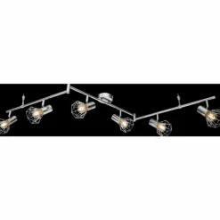 Luminaires Globo Lighting Spots Et Projecteurs|Spot de plafond Globo Xara I Chrome, 6 lumières