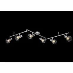 Luminaires Globo Lighting Spots Et Projecteurs|Spot de plafond Globo Xara I Chrome, 6 lumières