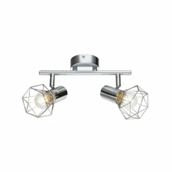Luminaires Globo Lighting Spots Et Projecteurs|Spot de plafond Globo Xara I Chrome, 2 lumières