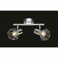 Luminaires Globo Lighting Spots Et Projecteurs|Spot de plafond Globo Xara I Chrome, 2 lumières