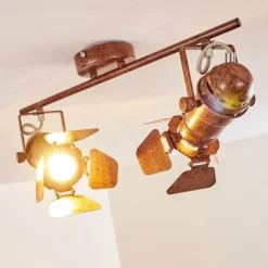 hofstein Spots Et Projecteurs|Spot de plafond Lichinga Rouille, 2 lumières