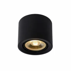 Luminaires Lucide Downlights|Spot de plafond Lucide FEDLER Noir, 1 lumière