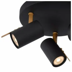 Luminaires Lucide Spots Et Projecteurs|Spot de plafond Lucide GRONY Noir, 3 lumières