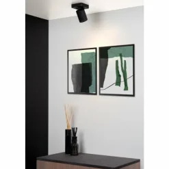 Luminaires Lucide Éclairage Led|Spot de plafond Lucide NIGEL LED Noir, 1 lumière