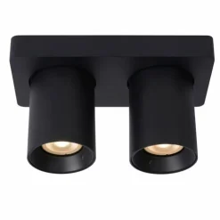 Luminaires Lucide Éclairage Led|Spot de plafond Lucide NIGEL LED Noir, 2 lumières