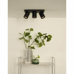 Luminaires Lucide Éclairage Led|Spot de plafond Lucide NIGEL LED Noir, 3 lumières