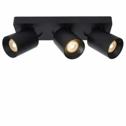 Luminaires Lucide Éclairage Led|Spot de plafond Lucide NIGEL LED Noir, 3 lumières