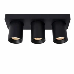 Luminaires Lucide Éclairage Led|Spot de plafond Lucide NIGEL LED Noir, 3 lumières
