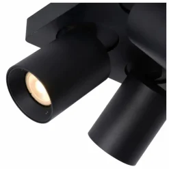 Luminaires Lucide Éclairage Led|Spot de plafond Lucide NIGEL LED Noir, 4 lumières