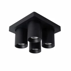 Luminaires Lucide Éclairage Led|Spot de plafond Lucide NIGEL LED Noir, 4 lumières