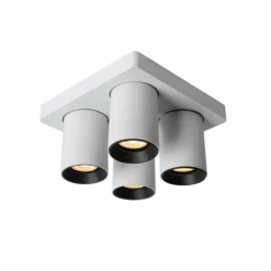 Luminaires Lucide Éclairage Led|Spot de plafond Lucide NIGEL LED Blanc, 4 lumières