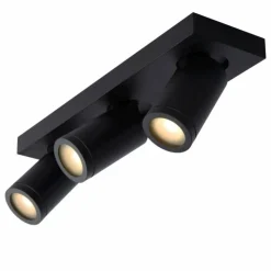 Luminaires Lucide Éclairage Led|Spot de plafond Lucide TAYLOR LED Noir, 3 lumières