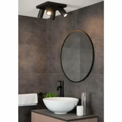 Luminaires Lucide Éclairage Led|Spot de plafond Lucide TAYLOR LED Noir, 4 lumières
