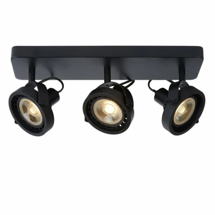 Luminaires Lucide Éclairage Led|Spot de plafond Lucide TALA LED Noir, 3 lumières