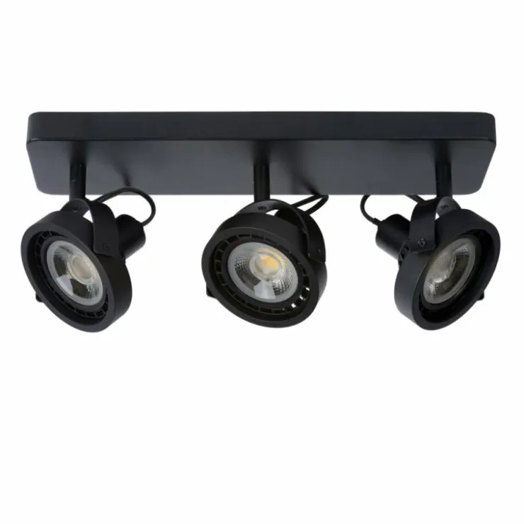 Luminaires Lucide Éclairage Led|Spot de plafond Lucide TALA LED Noir, 3 lumières