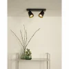 Luminaires Lucide Éclairage Led|Spot de plafond Lucide TURNON LED Noir, 2 lumières