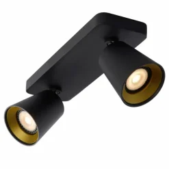 Luminaires Lucide Éclairage Led|Spot de plafond Lucide TURNON LED Noir, 2 lumières