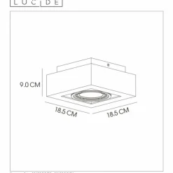Luminaires Lucide Spots Et Projecteurs|Spot de plafond Lucide ZEFIX LED Noir, 1 lumière