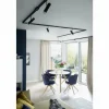 SCHÖNER WOHNEN-Kollektion Éclairage Led|Spot de plafond SCHÖNER-WOHNEN-Kollektion HV-Track Lina Stina LED Noir, 1 lumière