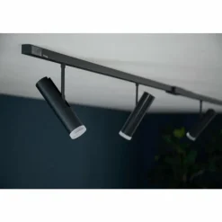 SCHÖNER WOHNEN-Kollektion Éclairage Led|Spot de plafond SCHÖNER-WOHNEN-Kollektion HV-Track Lina Stina LED Noir, 1 lumière