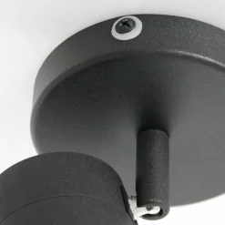 Luminaires Steinhauer Éclairage Led|Spot de plafond Steinhauer Upround LED Noir, 1 lumière