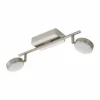 Spot Eglo CONNECT CORROPOLI-C LED Nickel mat, 2 lumières, Changeur de couleurs