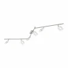 Luminaires Eglo Éclairage Led|Spot Eglo LITAGO CRYSTAL LED Aspect cristal, Nickel mat, 6 lumières