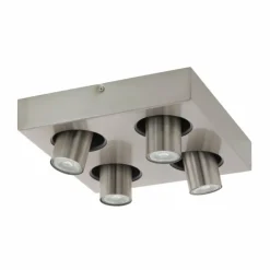 Luminaires Eglo Éclairage Led|Spot Eglo ROBLEDO Nickel mat, 4 lumières