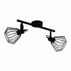 Luminaires Eglo Spots Et Projecteurs|Spot Eglo TABILLANO Noir, 2 lumières