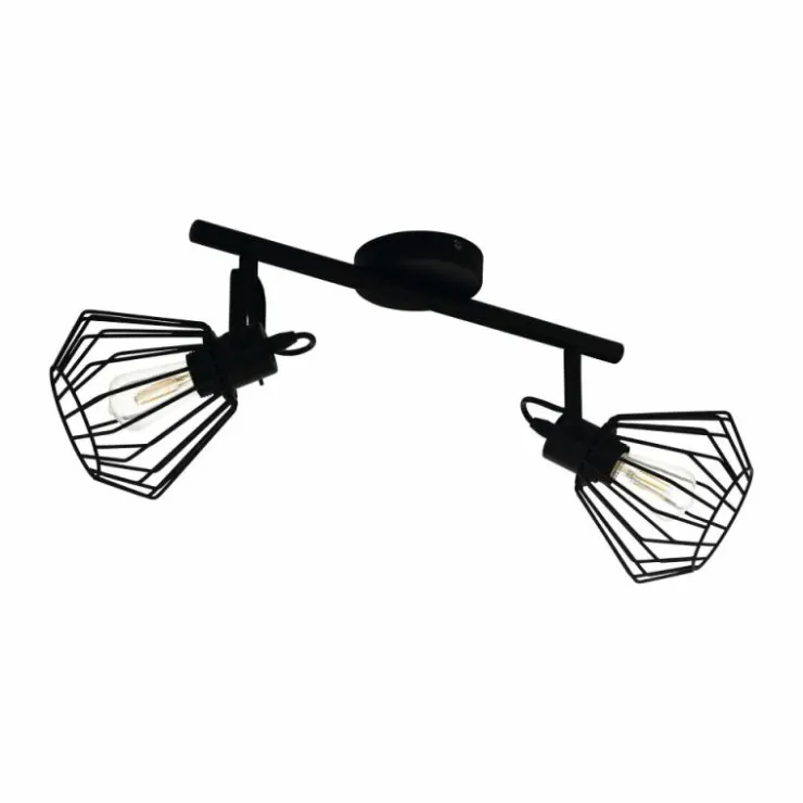 Luminaires Eglo Spots Et Projecteurs|Spot Eglo TABILLANO Noir, 2 lumières