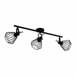 Luminaires Eglo Spots Et Projecteurs|Spot Eglo TABILLANO Noir, 3 lumières