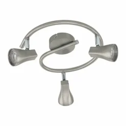 Luminaires Eglo Spots Et Projecteurs|Spot Eglo TIBERIO LED Nickel mat, 3 lumières
