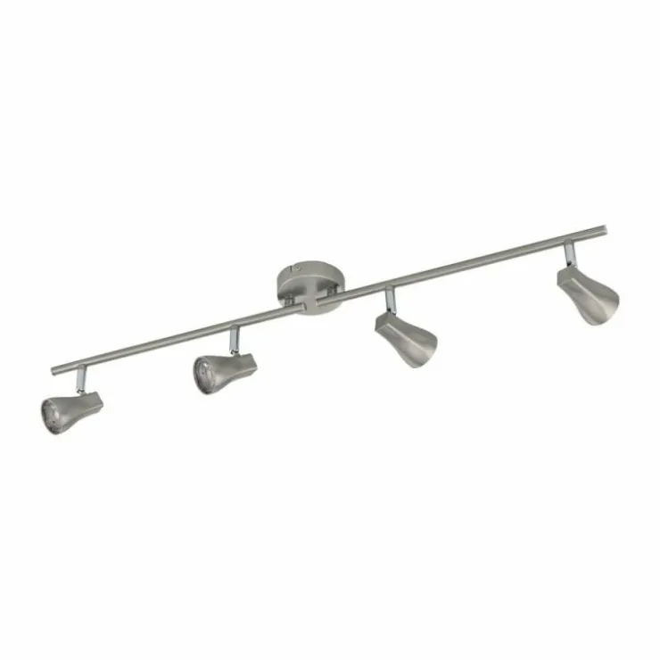 Luminaires Eglo Éclairage Led|Spot Eglo TIBERIO LED Nickel mat, 4 lumières