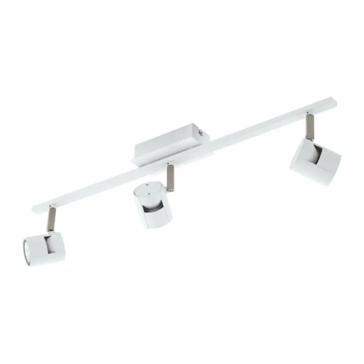 Luminaires Eglo Spots Et Projecteurs|Spot Eglo VERGIANO Nickel mat, Blanc, 3 lumières