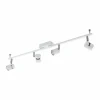 Luminaires Eglo Spots Et Projecteurs|Spot Eglo VERGIANO Nickel mat, Blanc, 4 lumières