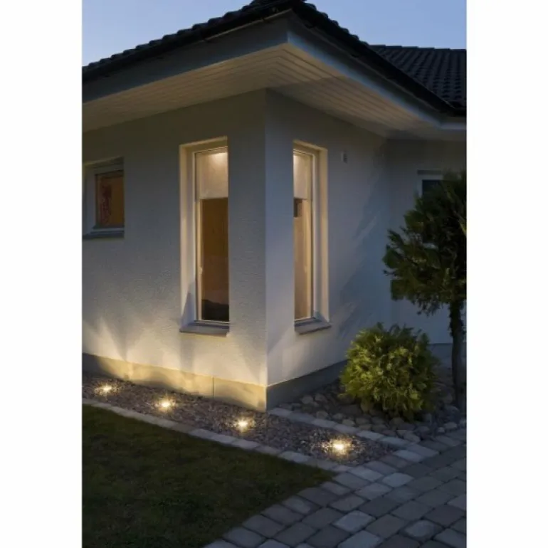 Spot encastrable au sol Konstsmide LED Aluminium, 3 lumières