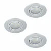Luminaires Eglo Luminaires Encastrés|Spot encastrable Eglo AREITIO LED Aluminium, 3 lumières