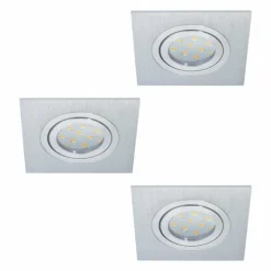 Luminaires Eglo Luminaires Encastrés|Spot encastrable Eglo AREITIO LED Aluminium, 3 lumières